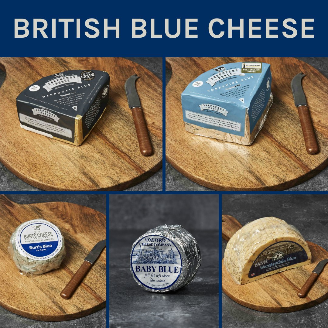 Wellocks (@wellocksfood) on Twitter photo Discover our luxuriously creamy mould-ripened British blue cheeses from a selection of Artisan producers across the UK including <a href="/shepherdspurse/">Shepherds Purse</a>, <a href="/Wdalecreamery/">Wensleydale Creamery</a>, <a href="/Burtscheese/">Claire Burt</a> and <a href="/OxfordCheeseCo/">Oxford Cheese Co</a>.
All available to order here > bit.ly/43ZSlYl Discover our luxuriously creamy mould-ripened British blue cheeses from a selection of Artisan producers across the UK including <a href="/shepherdspurse/">Shepherds Purse</a>, <a href="/Wdalecreamery/">Wensleydale Creamery</a>, <a href="/Burtscheese/">Claire Burt</a> and <a href="/OxfordCheeseCo/">Oxford Cheese Co</a>.
All available to order here > bit.ly/43ZSlYl