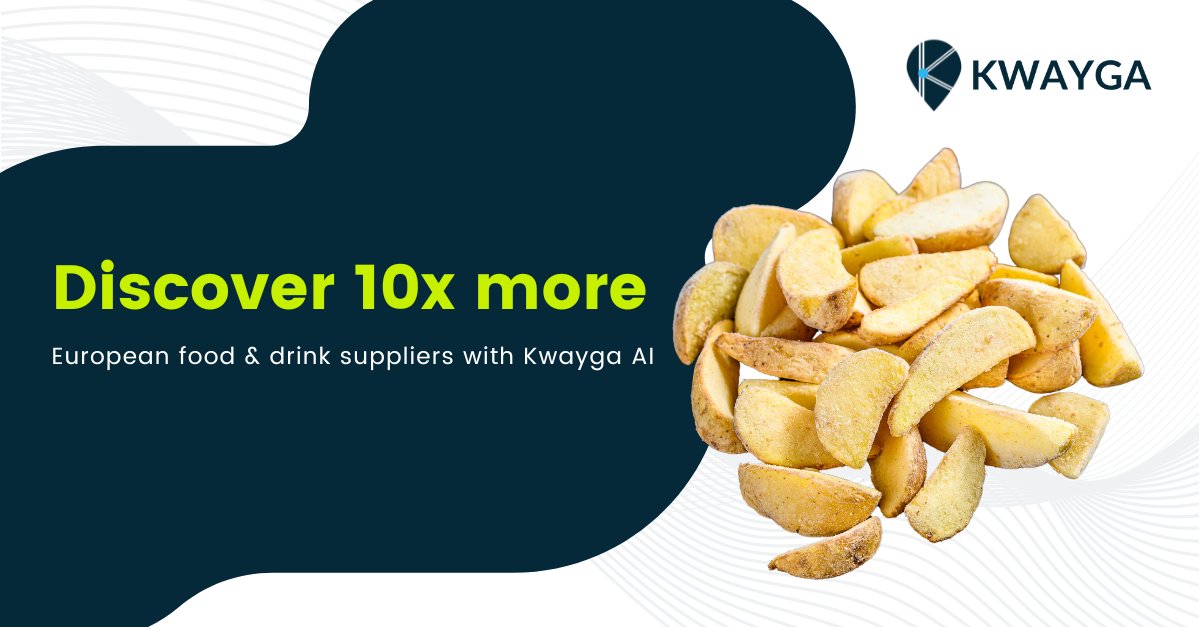 Europe's frozen potato shortages drive #supermarkets to find new suppliers. Buyers using Kwayga engage with #AI-matched, verified suppliers from a much wider market in days. Want to increase your market overview tenfold? Book a demo to start using Kwayga’s AI #sourcingtech 🚀