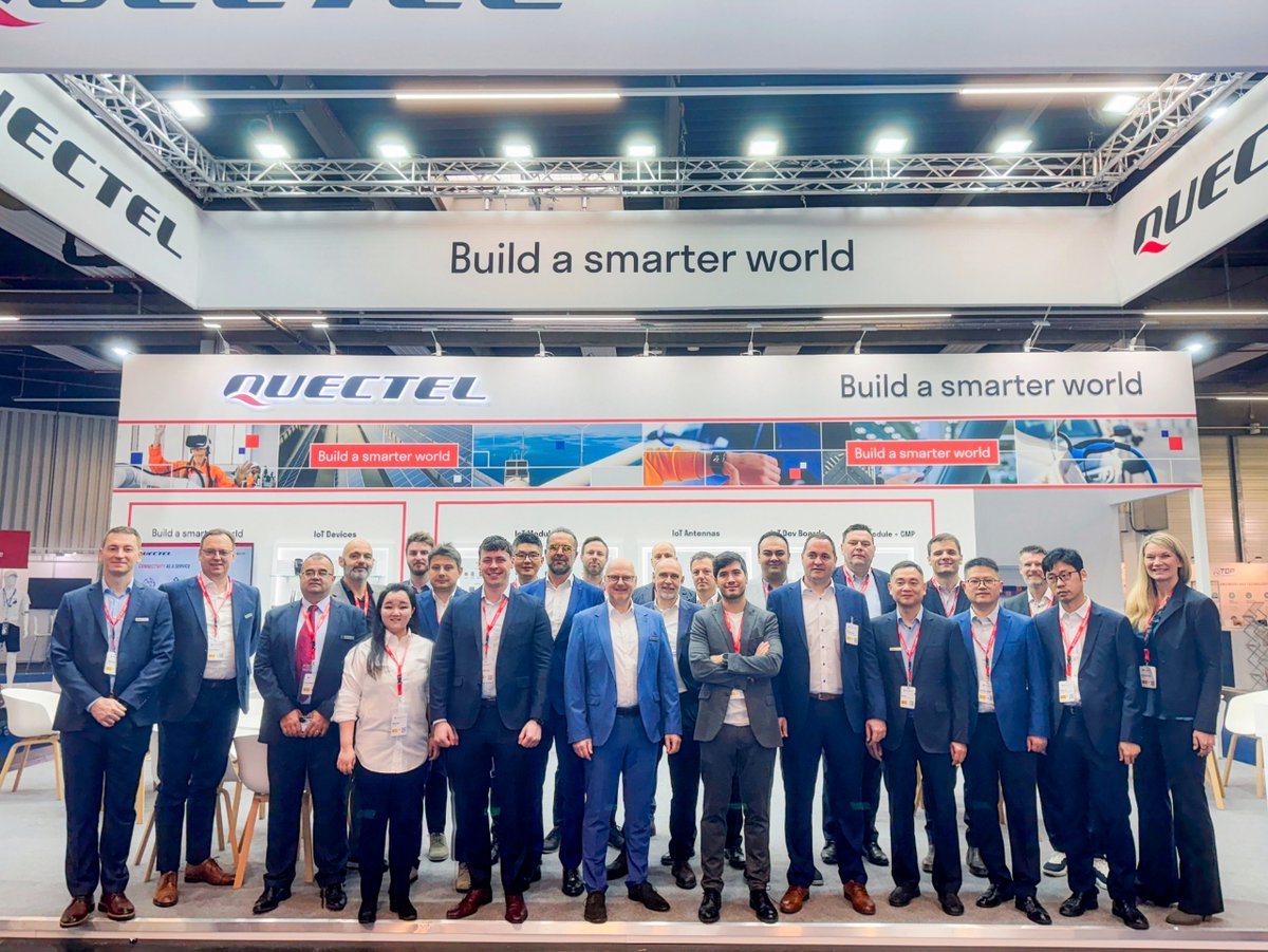 It's day two at the Embedded World, and our team is ready to continue showcasing our latest innovations in the realm of #IoT. Drop by and say hi to Quectelers. 📍 Booth 3-318, Nuremberg Convention Centre