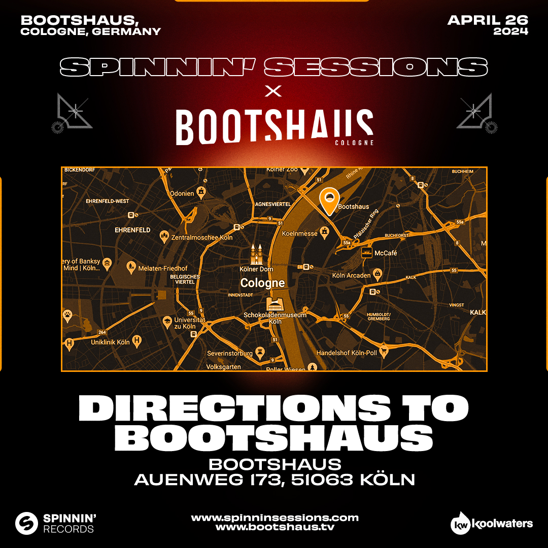 Spinnin' Sessions teams up once again with the legendary @bootshaus_club Cologne for a brand new party on APRIL 26, 2024 🔥 Get ready to hit the dance-floor to the beats of @KSHMRmusic along with @Firebeatz @djkubaneitan and POLTERGST bootshaus-club.ticket.io/cuxyx4jj/