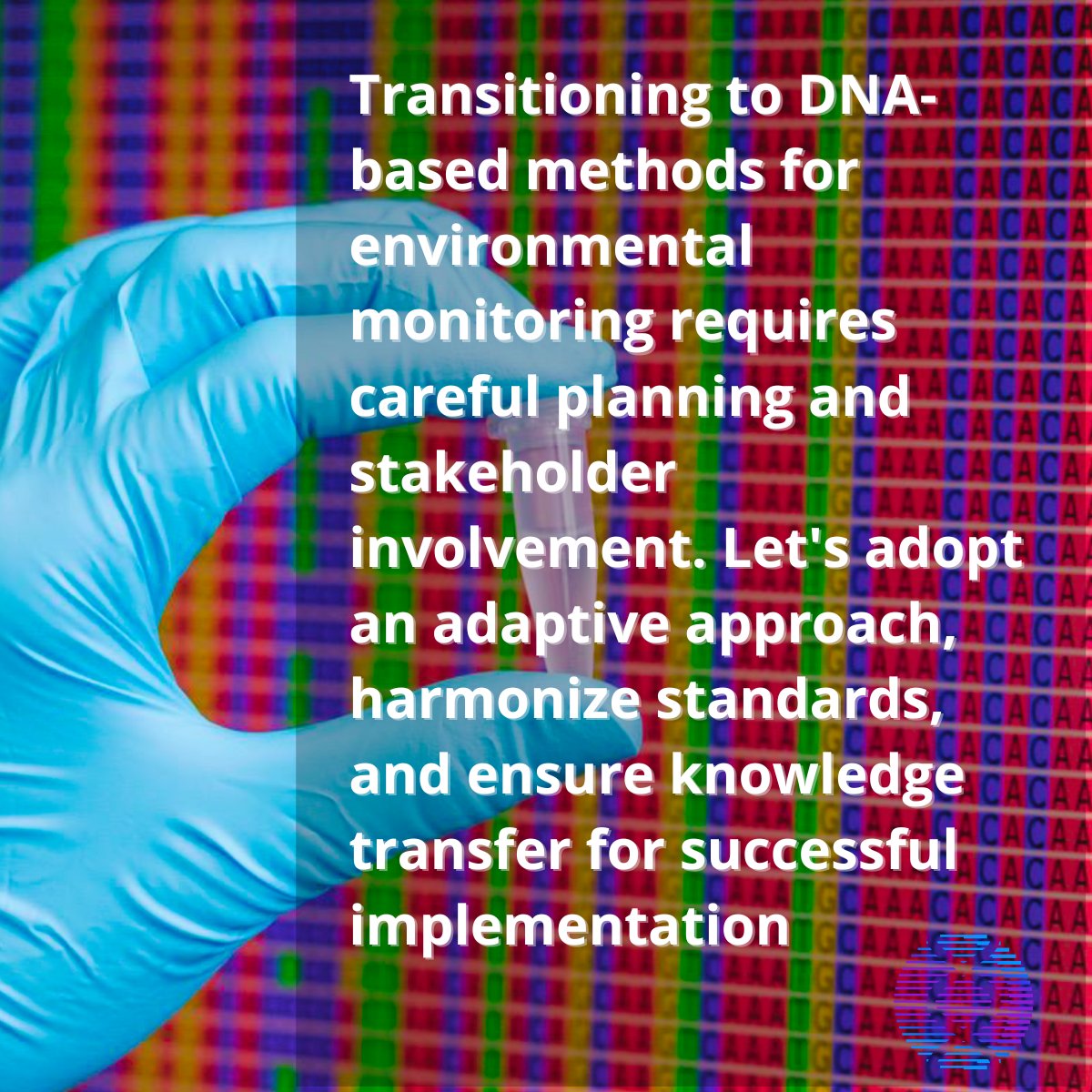 🌿 Transitioning to DNA-based methods for environmental monitoring requires careful planning and stakeholder involvement. Let's adopt an adaptive approach, harmonize standards, and ensure knowledge transfer for successful implementation. #Science #DNA #eDNA