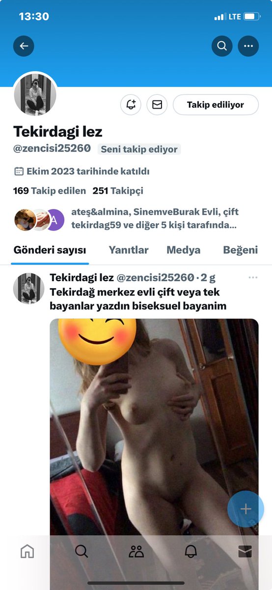 Tek erkek profili dikkat edin arkadaşlar