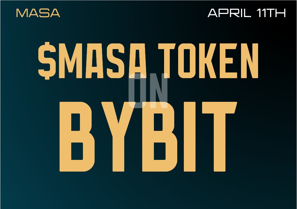 yashchegolev's tweet photo. 📢
$MASA token to list on ByBit @Bybit_Official 🔥

$MASA trading opens on https://t.co/ffzvVP4zKp at April 11th at 8 AM UTC🚀🚀🚀

@getmasafi #masa #trading #listing https://t.co/HcM6Pvdzpl
