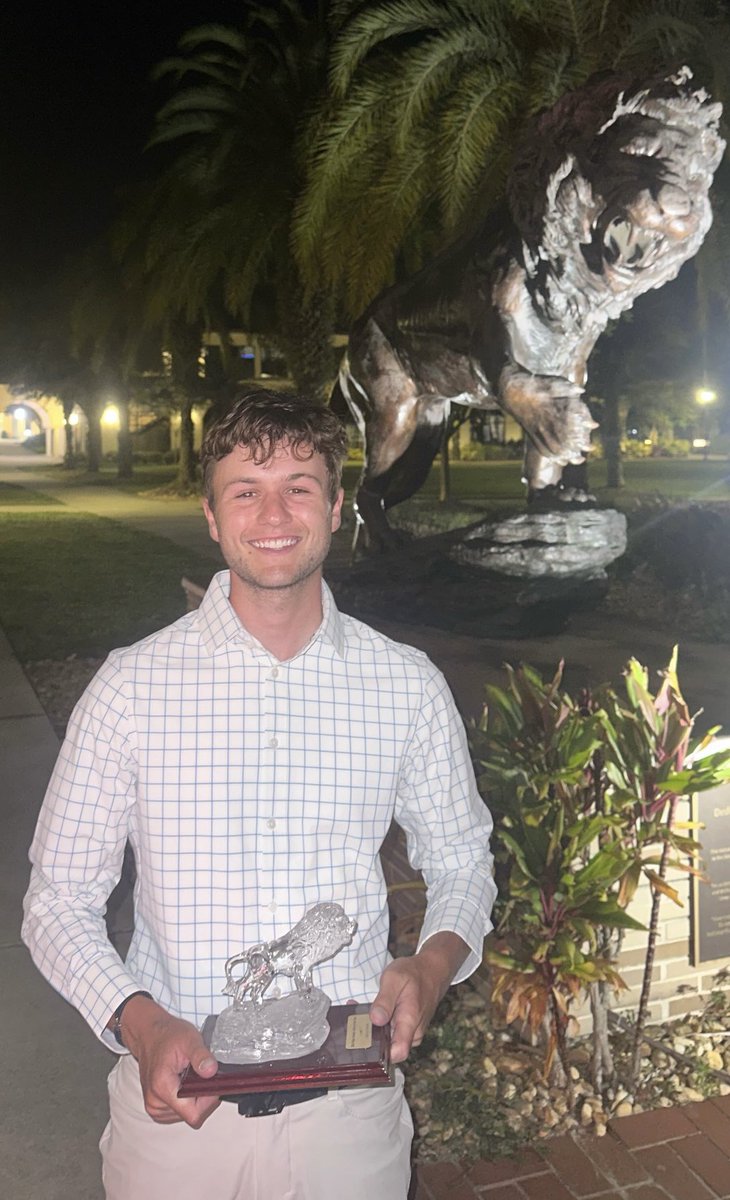 Congratulations <a href="/alex_heck_7/">Alex Heck</a> 2024 Saint Leo Male Scholar Athlete Of The Year ⭐️ GO LIONS 💚🦁