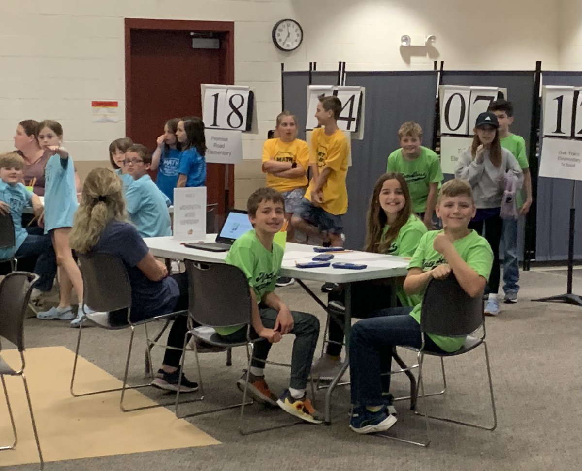 Wood’s Math Bowl Team! Student leaders shining their light!