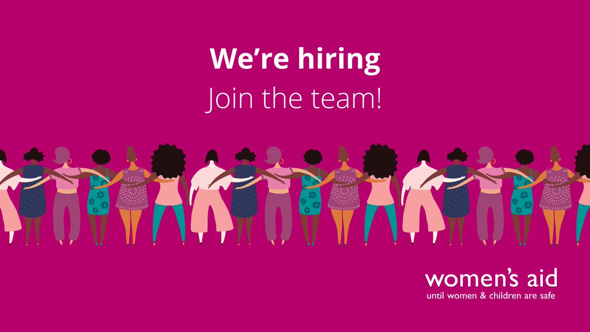 We're hiring! It's an exciting time to join us during our 50th year of working together to end domestic abuse. We're looking for exceptional women to join our team across communications, policy, fundraising and business development. Find out more: womensaid.org.uk/jobs/