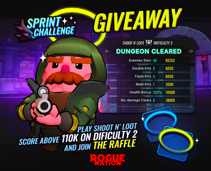 Moonlit_Games's tweet photo. 😇Holy Moly! This week Sprint Challenge Giveaway offers TWO halos for 🪂AirDrop.

Rules are simple:
🎮 Play "Shoot n' Loot" on difficulty 2
🎯 Score above 110K to join the raffle
📷 Snap your high score, and post it in comments!

You got 36H⏲️

Additional rewards:
🏆 Top Score will get 1000💎
🏅 Top 2-10 scores get 200💎

#Web3Gaming #Airdrop #Giveaway