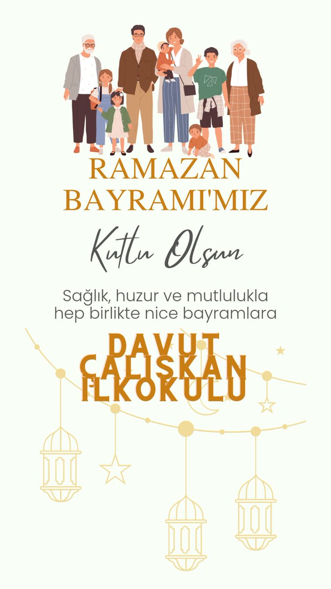 Ramazan Bayramı'mız mübarek olsun.
