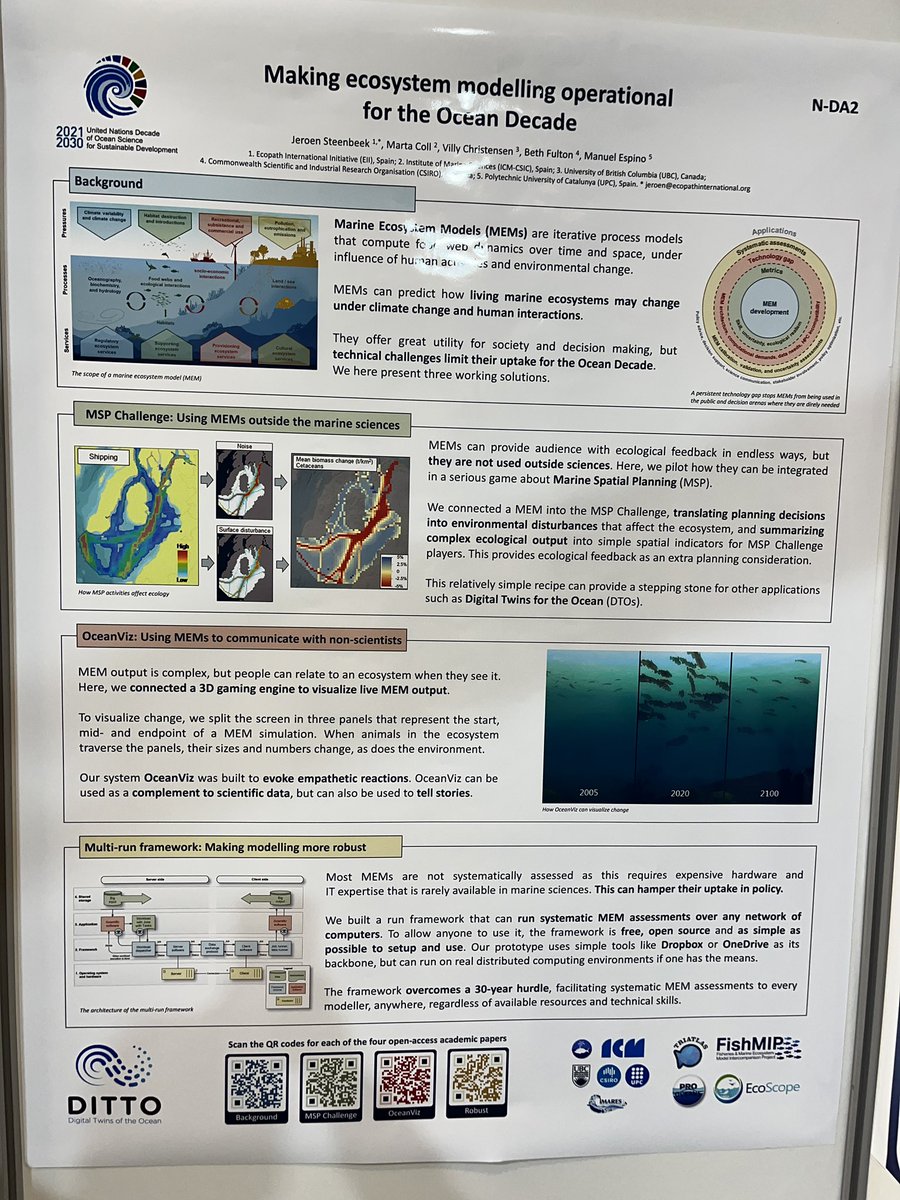 …I found some interesting posters at the #OceanDecade24 conference …@EcoScopium @EMarineBoard