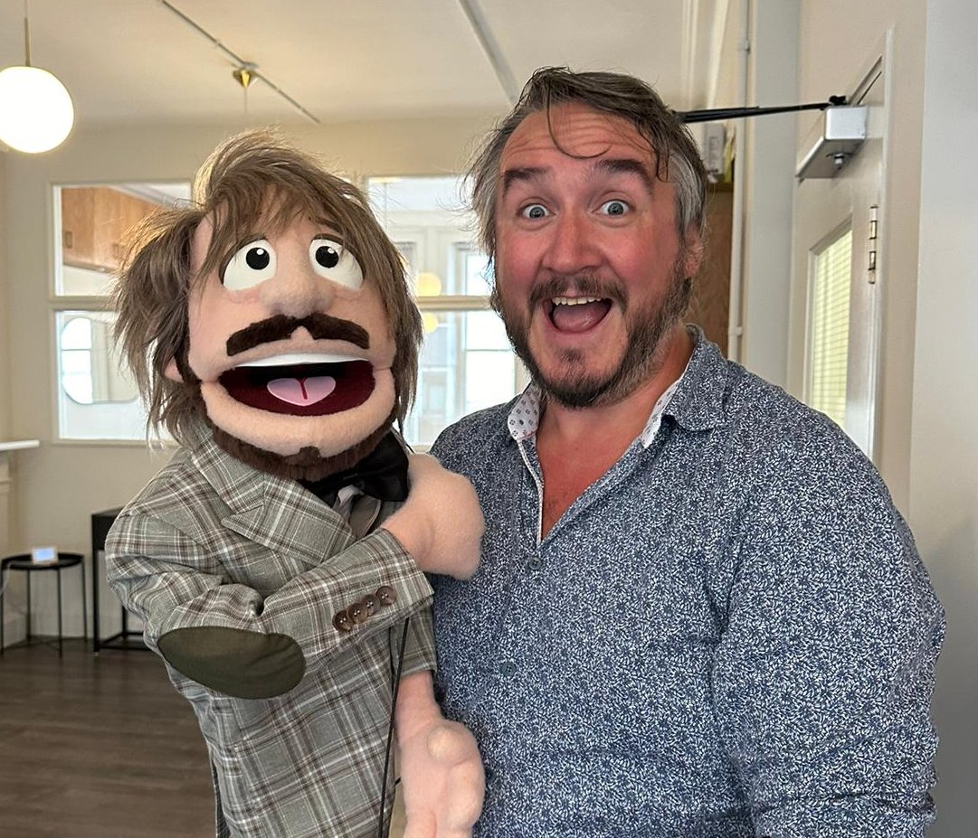 Final, and funniest, birthday present has been delivered. Not many people have a muppet version of themselves... didn't think I'd be one of them!