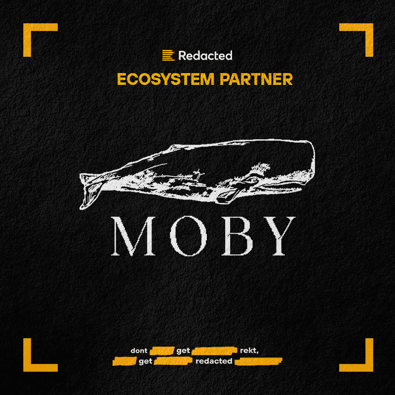 MobyHQ's tweet photo. Moby is thrilled to become the Launch Partner of ███████ powered by @redactedcoin. 

The most exciting launch yet, Mobies. https://t.co/lsJNi248S2