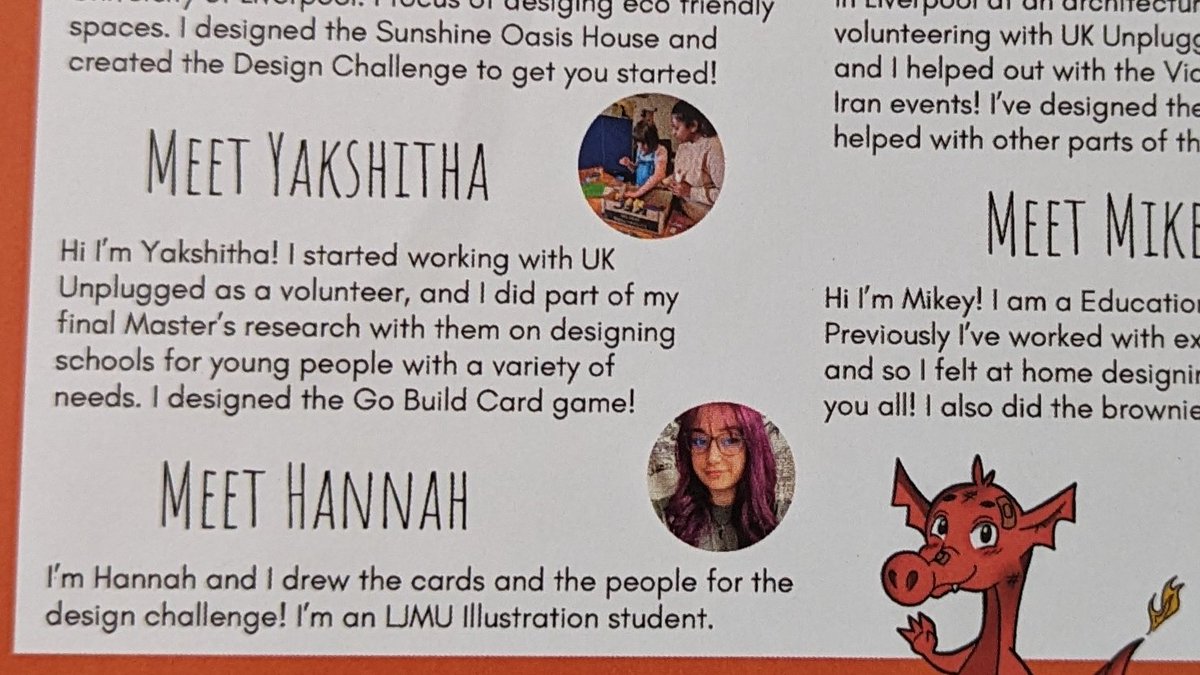 Yakshitha, our @sotauol graduate architect, worked with Hannah our @LJMUImpact intern to create a game for our #EarthFriendlyArchitectureBox called 'Go Build'. It highlights the building materials used around the world that are #sustainable see it Sunday! ukunplugged.org/events