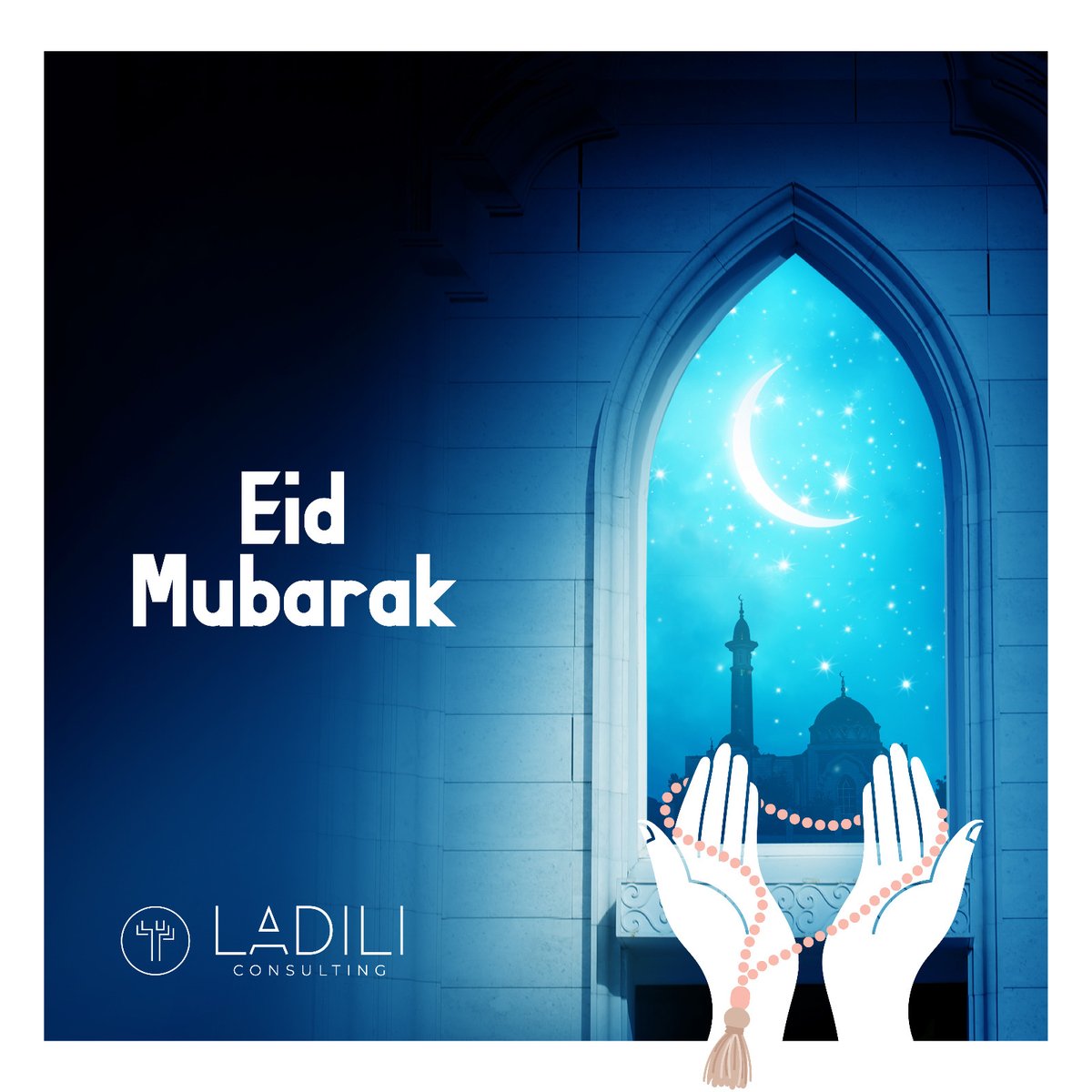 LadiliC's tweet photo. 𝐋𝐚𝐝𝐢𝐥𝐢 𝐂𝐨𝐧𝐬𝐮𝐥𝐭𝐢𝐧𝐠  souhaite une joyeuse fête de l’𝐀ï𝐝 𝐞𝐥-𝐅𝐢𝐭𝐫 à toute la communauté musulmane.🙏

#LadiliConsulting #EidMubarak https://t.co/n6COLa1K6U