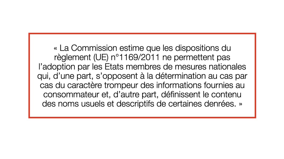 🚨 La Commission Européenne semble s'être prononcée *contre* le décret français interdisant les appellations type 'steak végétal'. Après plusieurs semaines d'enquête, j'ai enfin réussi à trouver des informations que la Commission Européenne et le Ministère refusent de donner.⬇️