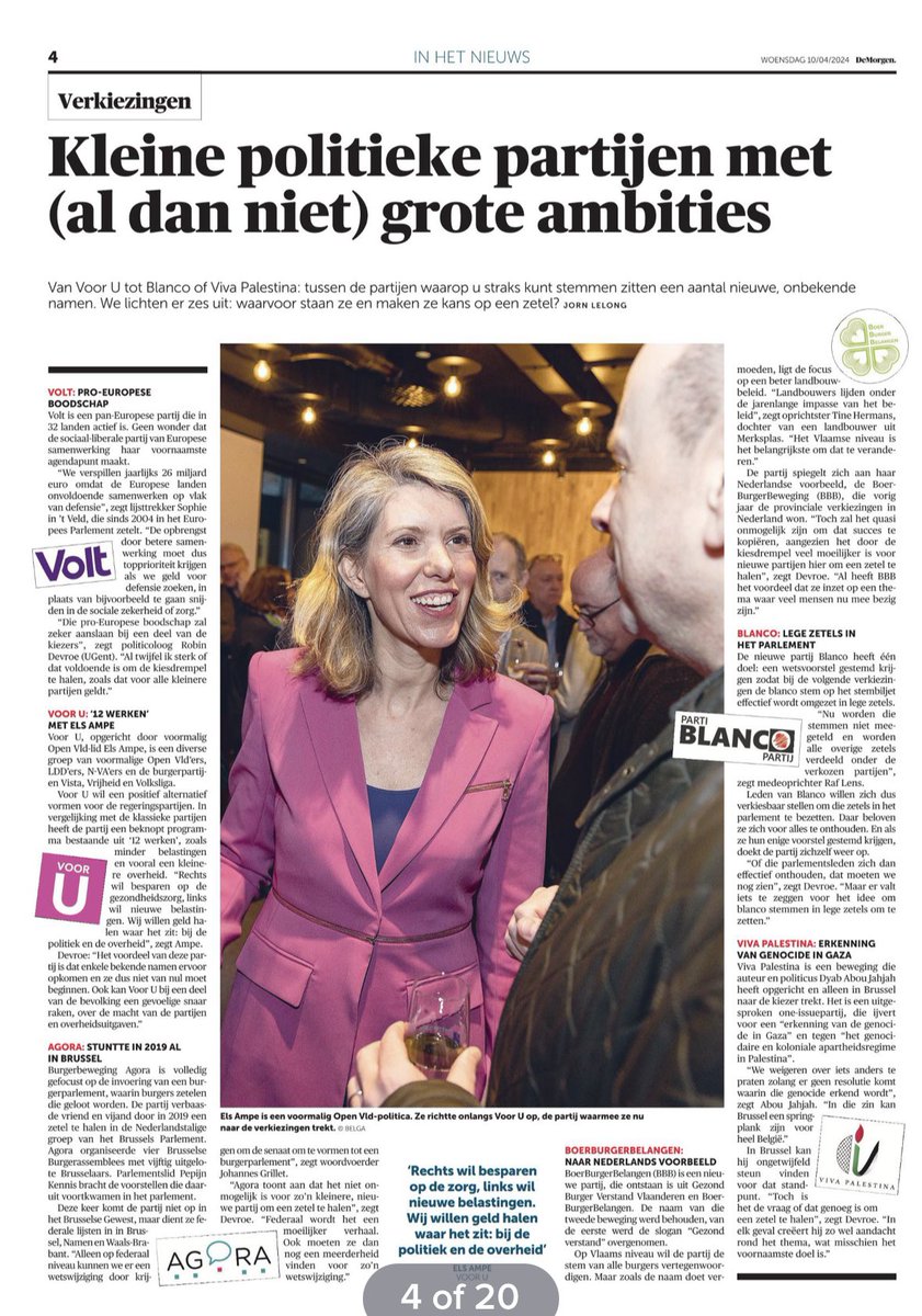 ElsAmpe's tweet photo. Links kiest nieuwe belastingen, rechts wil besparen op uw gezondheidszorg en pensioen.
Maar, op is op. 
@stemvooru haalt het geld waar het zit: bij politiek en overheid:
- 1/3 parlementsleden schrappen
- 2/3 minder kabinetsleden ipv 40 per minister 😳
- afschaffen provinciebesturen + senaat.
- top overheid ontvetten.
U heeft al genoeg betaald! 
Vandaag @demorgen