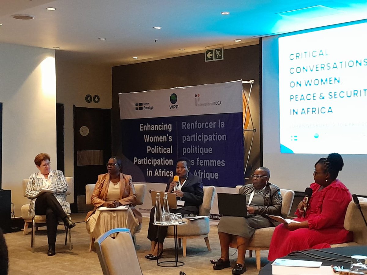 Panel session by brigadiers and colonels on country & mission perspectives that inform deployment of #women in Women, Peace and Security #WPS initiatives in Africa 🌍. #WomenLeadAfrica #WPS #UNSCR1325.