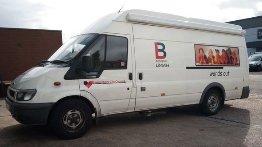 We will be out and about today at our usual stops in our smaller replacement van. Lots of great books on board ready to be borrowed. @LibraryofBham @BhamCityCouncil