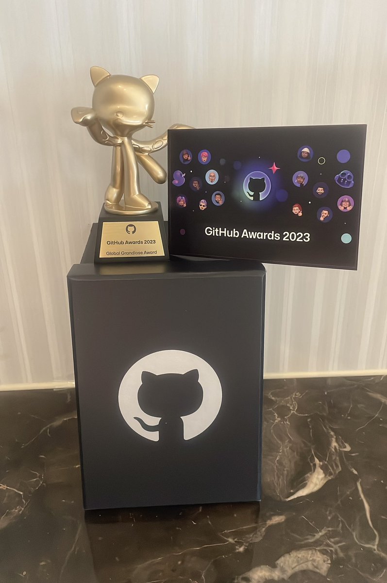 Wonderful surprise in the mail today for team <a href="/storybookjs/">Storybook</a>!!! 

Thank you <a href="/github/">GitHub</a>, it’s truly an honor. 🙏