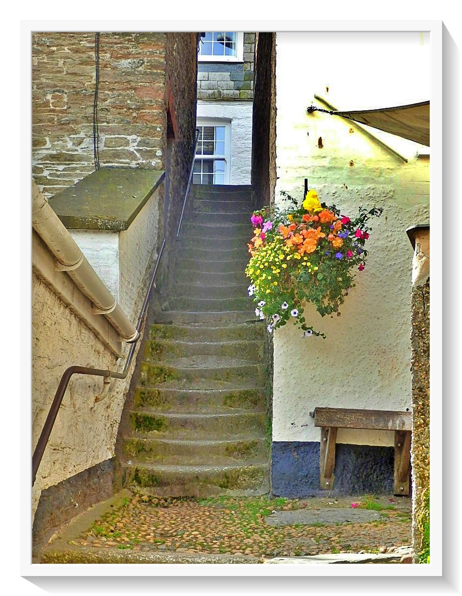 A cottage at Polruan, Cornwall. Have a happy day.