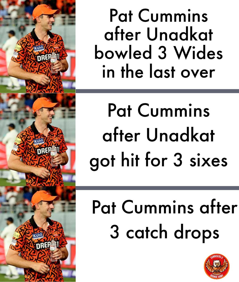 Calmness level of Pat Cummins in the pressure situations! 🫡📈

#Sunrisers #SunrisersHyderabad #TATAIPL2024 #TATAIPL #IPL  #SRHvPBKS #SRHvPBKS  #PlayWithFire #OrangeArmy #IPL2024 #Hyderabad #SRH #IPLonJioCinema