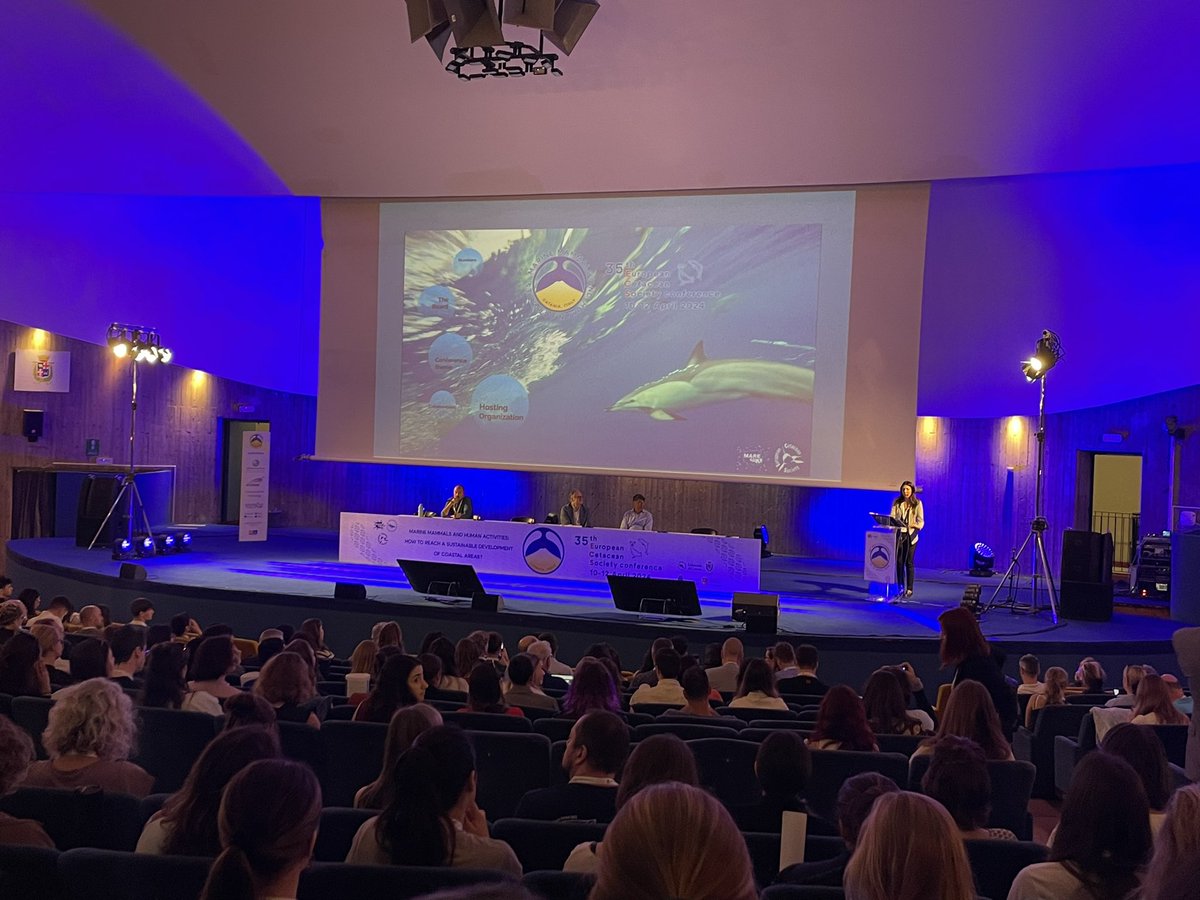 It’s on! At the 34th Annual Gathering of the European Cetacean Society 🐬🇮🇹🌊 @IUSAeu @EuroCetSoc @Marecamp_CT @ECS24