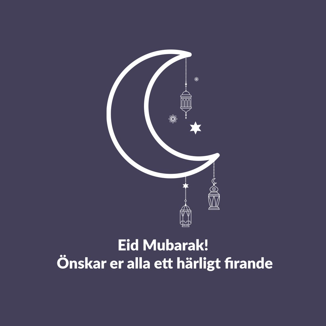 itslearningSE's tweet photo. Eid Mubarak! Hoppas er Eid är fylld av glädje, kärlek och välsignelser 🌙✨ https://t.co/94mdcZEynZ