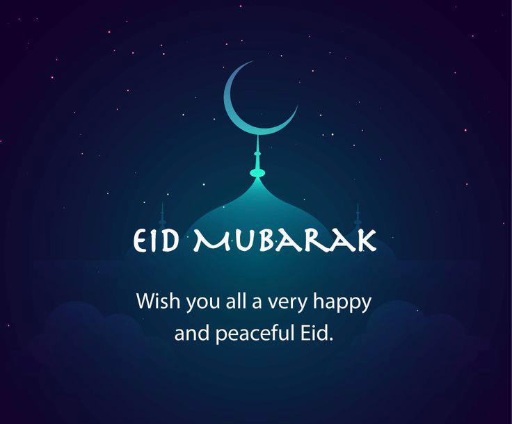 Eid Mubarak to all those who are celebrating