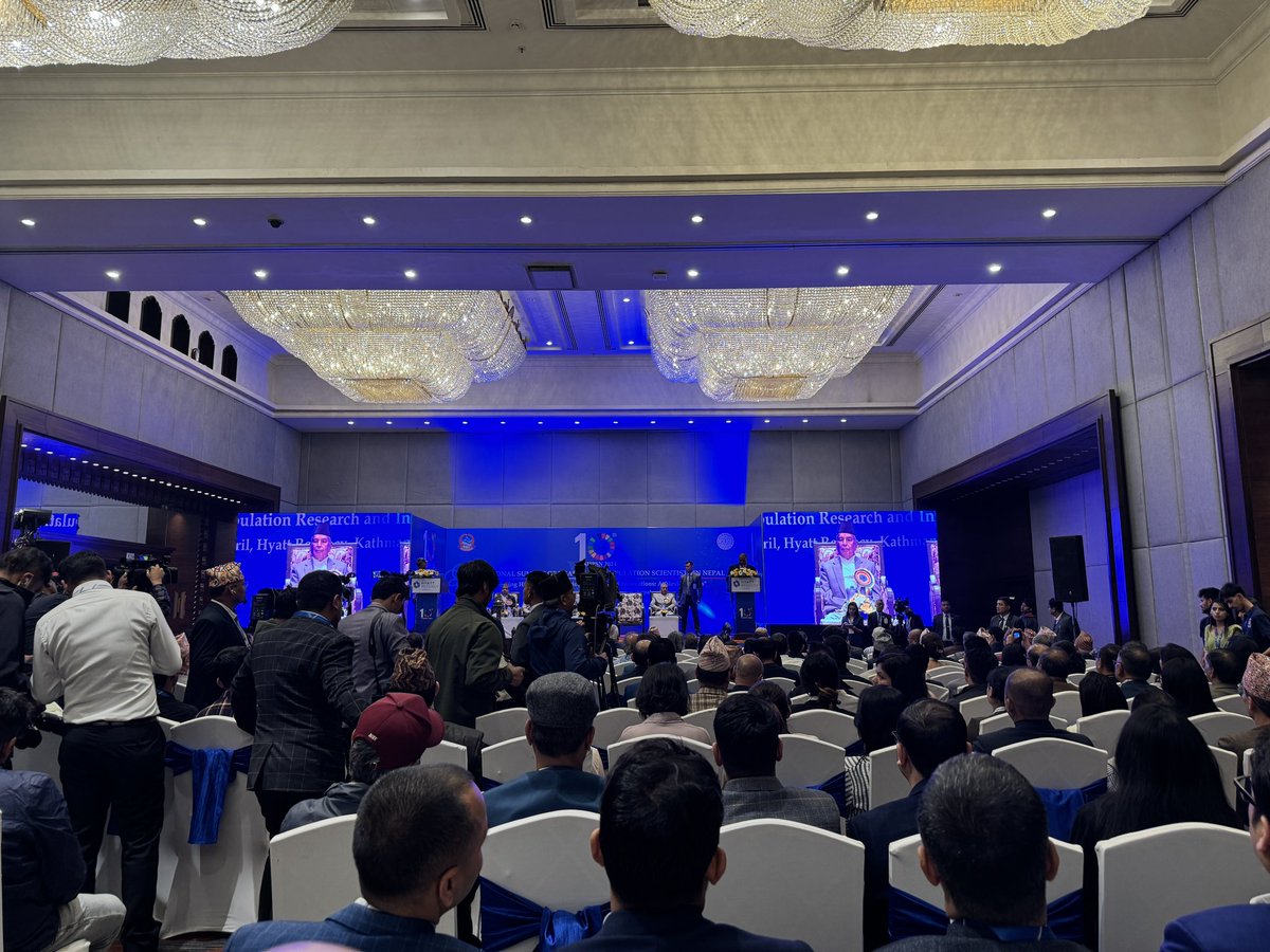 UGhimire5's tweet photo. Tenth National Summit of health and population scientists in Nepal 
#Happening now #nhrc https://t.co/w54Qxv7qAQ
