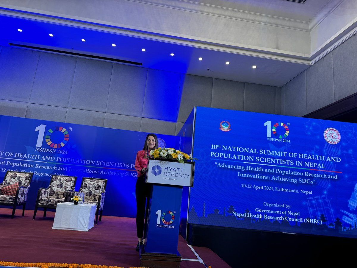 UGhimire5's tweet photo. Tenth National Summit of health and population scientists in Nepal 
#Happening now #nhrc https://t.co/w54Qxv7qAQ