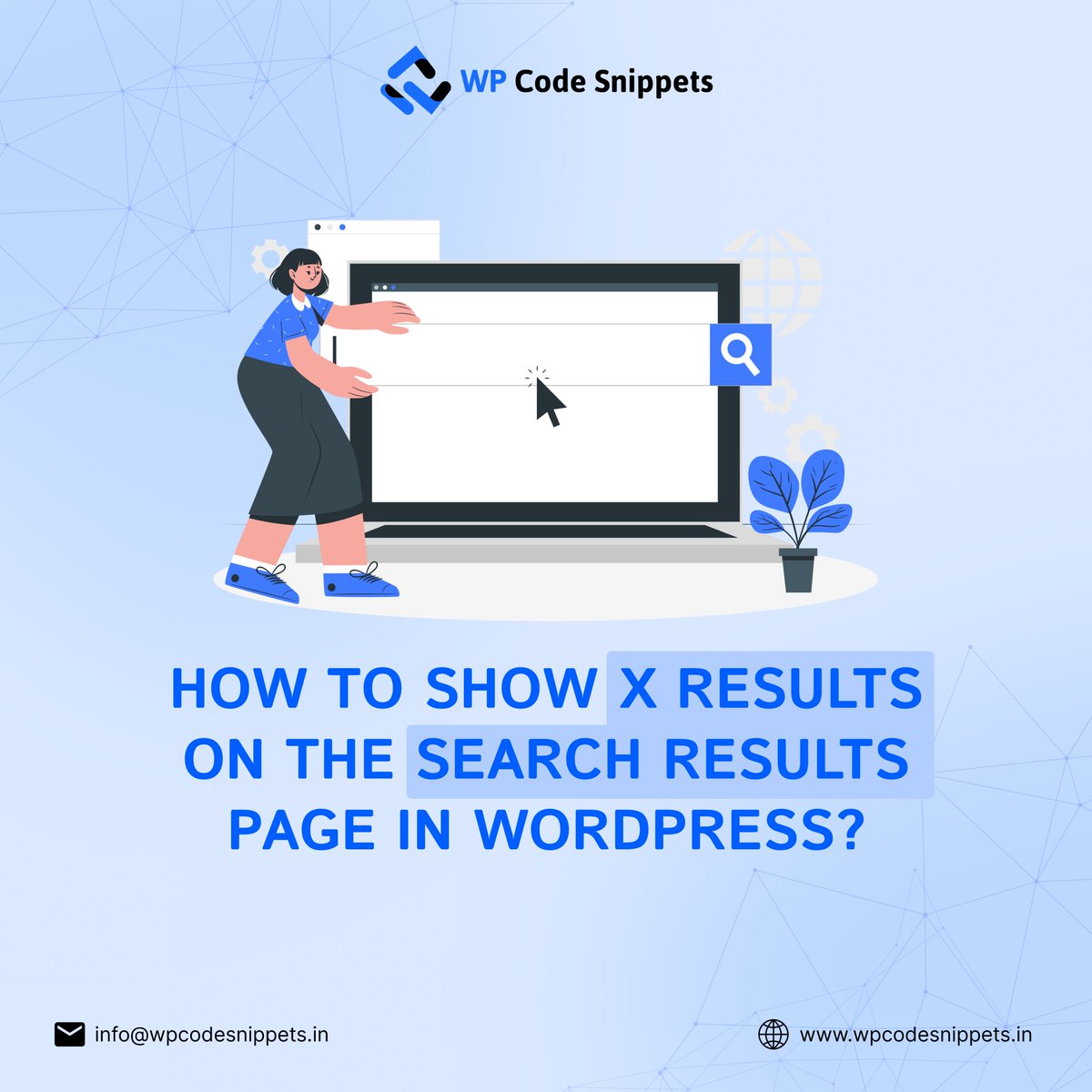 Wp_codesnippets's tweet image. Looking for code to show X results on the search results page in WordPress?
Here's a quick WordPress code snippet. Check out this invaluable snippet!
Code: wpcodesnippets.in/how-to-show-x-…
#WP #WordPress #codes #Website