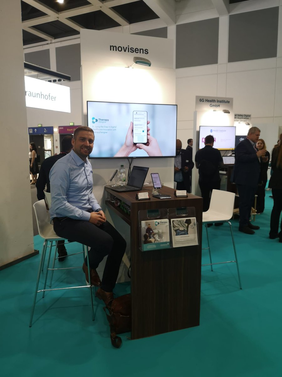 'Proud as Oskar' (that's a German saying) we are currently at the DMEA in Berlin, presenting our new product, the TherapyDesigner. We are looking forward to talking to you. Don't be afraid to keep us company 📳😊