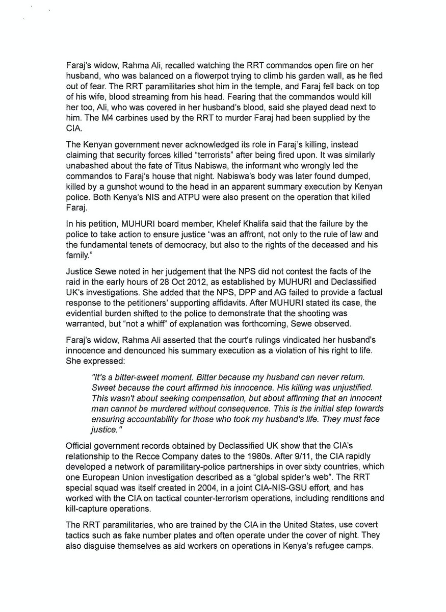 MUHURIkenya's tweet photo. Press Statement 📣
Landmark High Court Ruling: Justice Prevails in Faraj Omar's Extrajudicial Killing Case. A Triumph Over Unlawful Police Practices ⚖️ 👊
#humanrights #humanity #RightToLife #extrajudicial #roguepolice #JusticePrevails https://t.co/F9zeyELISA