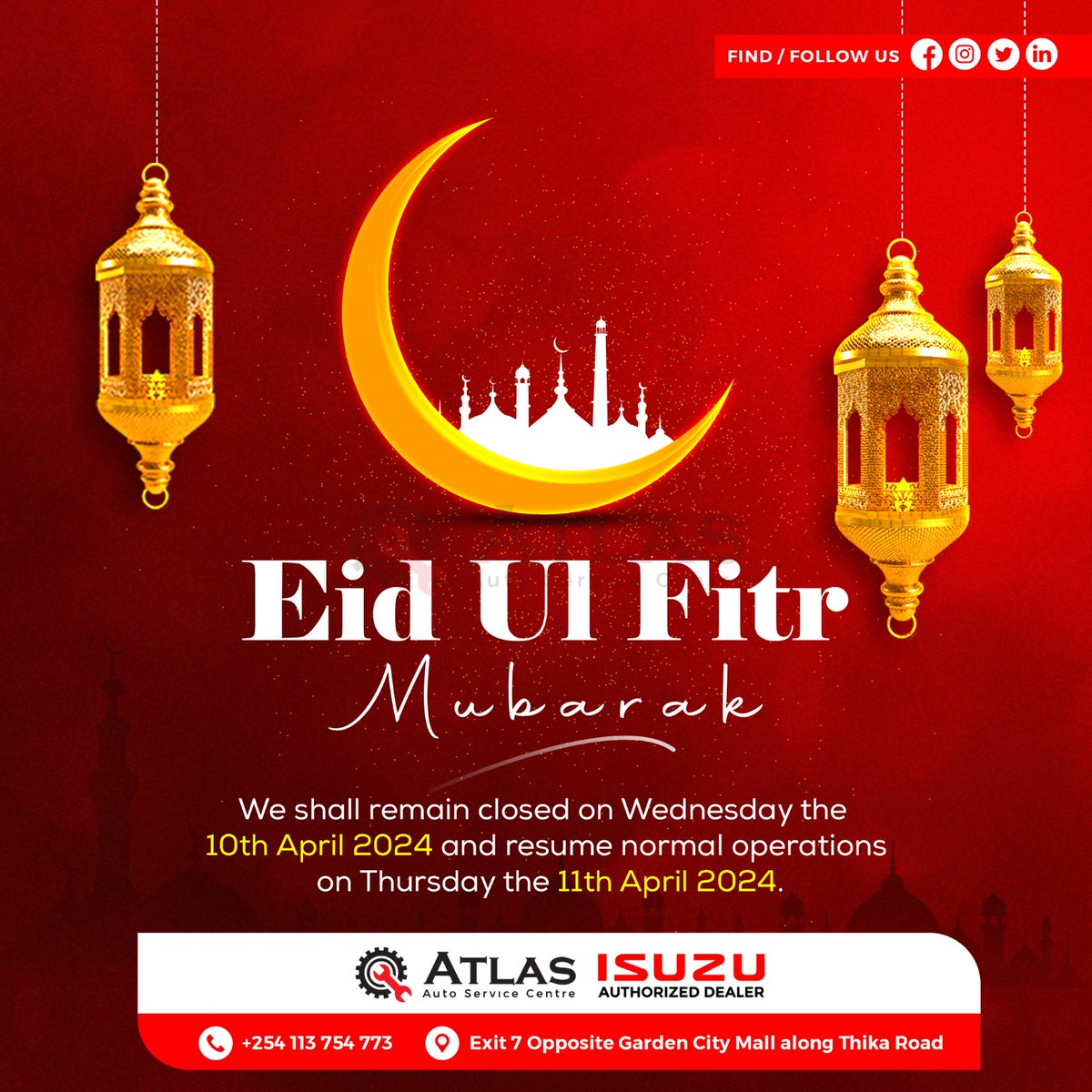 May this joyous occasion fill your hearts with love, peace, and blessings. Eid Mubarak to all our Muslims brothers and sisters!🌙✨ #Eidmubarak2024 #CelebrationTime #joyandblessings #Eclipse2024 #DoctorsStrikeKE