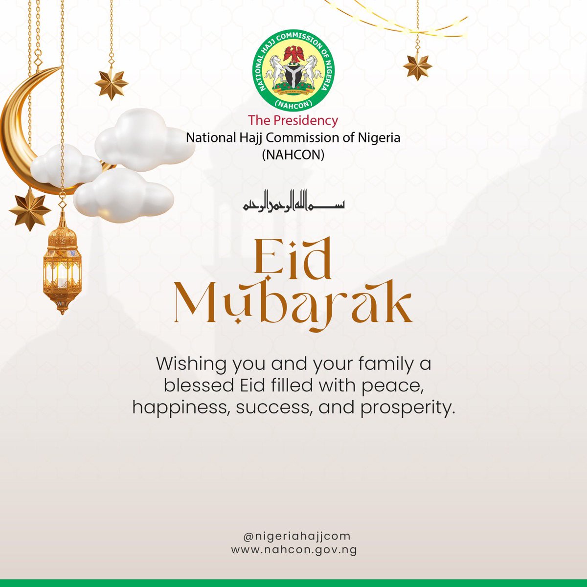 t.me/c/1696273674/6… NAHCON Chairman/CEO Eid Message of Exciting Ramadhan with Determination of Reorientation.