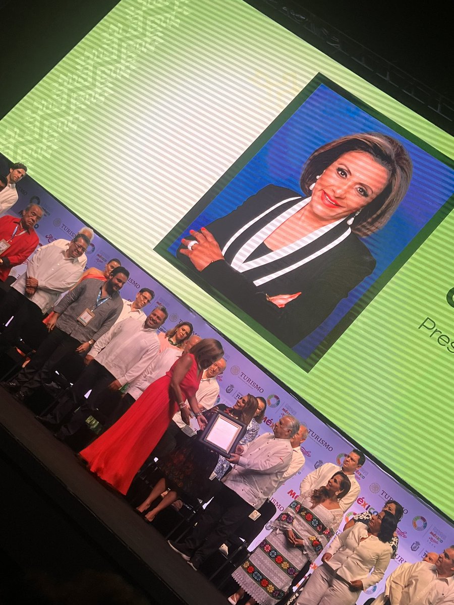 Felicidades a @judithguerra1 Presidenta de @GMAMX2  por el reconocimiento que le otorga @SECTUR_mx por su colaboración al sector, enhorabuena que sigan los éxitos! 

@feturnacional