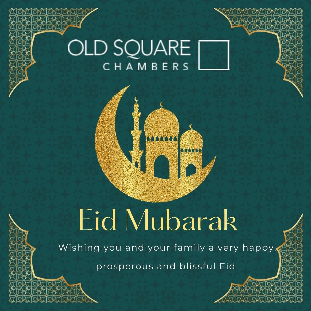 Eid Mubarak to all those celebrating from all at @OldSqChambers 🌙✨