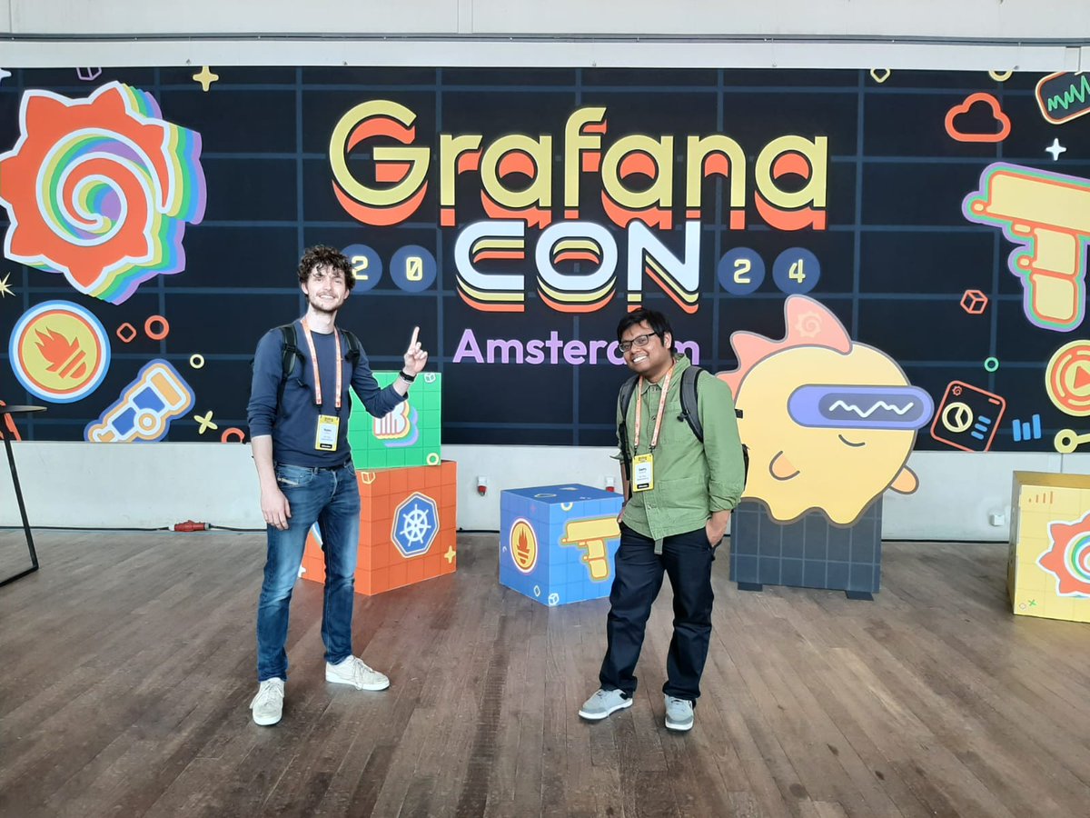 LakesSamy's tweet image. back for day 2 on #GrafanaCON