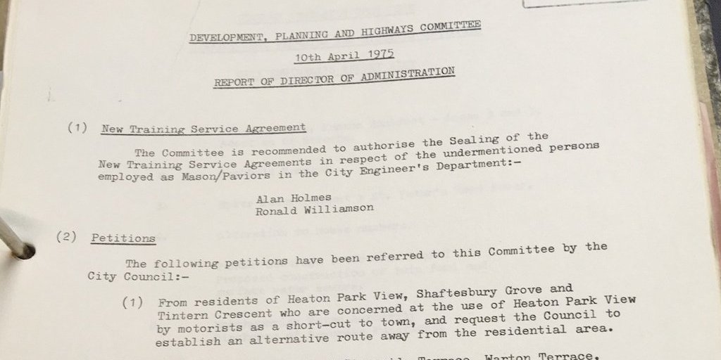 Residents have been calling for traffic to be reduced on Heaton Park view for 49 years. The Council have promised to 'continue the conversation'. How many more years will that conversation last?