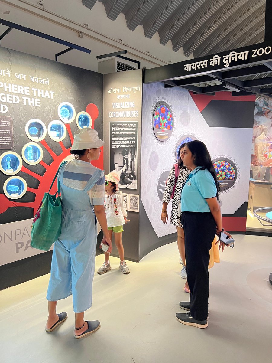 Stepping into a world of resilience and optimism at the #VaccinesInjectingHope exhibition, at @NSCMumbai, a unit of @ncsmgoi, @MinOfCultureGoI, on March 28, 2024.

#IndiaUKTogether #Mumbai

@sciencemuseum @wellcometrust @ICMRDELHI @inBritish @AmritMahotsav