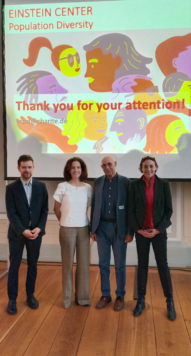 Immensely proud to launch of the @Einstein_Berlin Center for Population Diversity co-directed by our fabulous @MKreyenfeld and hosted by the @bbaw_de to study the impact of population diversity on social and health disparities. Thank you to all partners of this ambitious project!