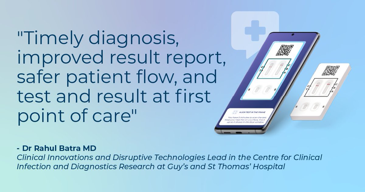 testcard's tweet image. We are proud to be working with @GSTTnhs on revolutionising rapid #diagnostics testing through the ClearScreen digital solution. Find out more about how it works: testcard.com/clearscreen