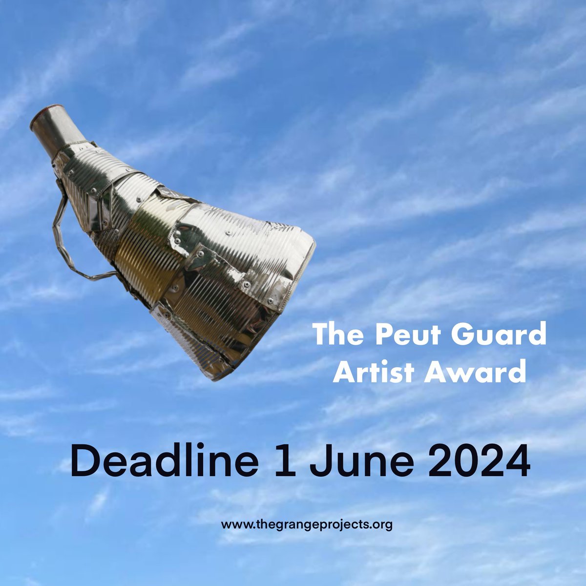 Applications are invited from Black, Asian and Minority Ethnic artists based in the UK to apply for the 2024 Peut Guard Artist Award  a one week artist residency  hosted by The grange Projects thegrangeprojects.org/peut-guard-awa…
#artistopencall #artistinresidence #opencall #artistaward