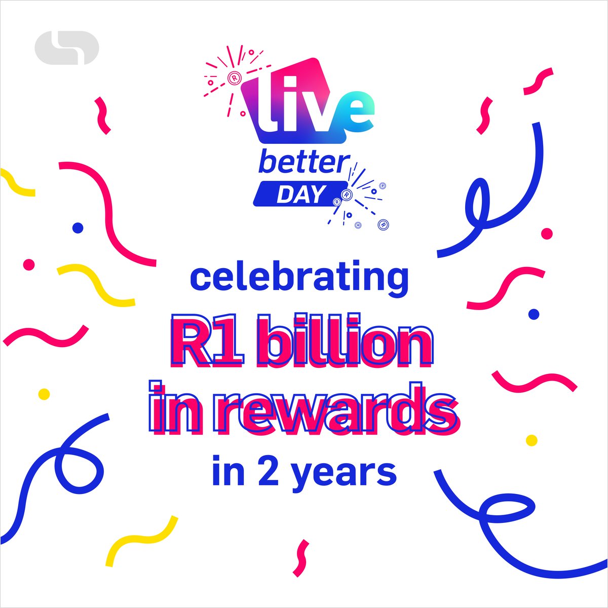 We've given over R1 billion in #LiveBetter rewards over the last 2 years! Live Better was also ranked the most loved loyalty programme in SA (2023/4 Truth & BrandMapp Loyalty Whitepaper).

And this is only the start. Stay tuned for even more rewards! 🎉