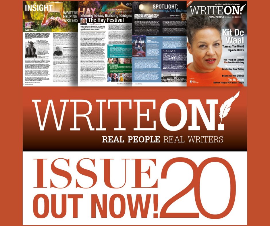 🗣️ OUT NOW 🗣️Issue 20 of Write On! Magazine This edition themed ‘Beginnings & Endings’ features: *An exclusive interview with award-winning author Kit de Waal, by Iole Dexter Read Write On! Magazine for free: pentoprint.org/see-write-on-i… This issue is sponsored by Hay Festival