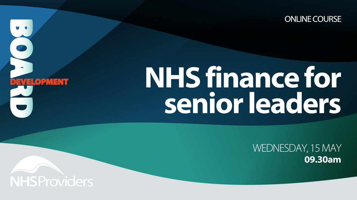 Are you an #NHS senior leader? 👀 Join our #BoardDev course to brush up on your finance knowledge! Gain a comprehensive understanding of NHS finances to master effective financial reporting. Book your place today ⬇️ bit.ly/3PSGx4c