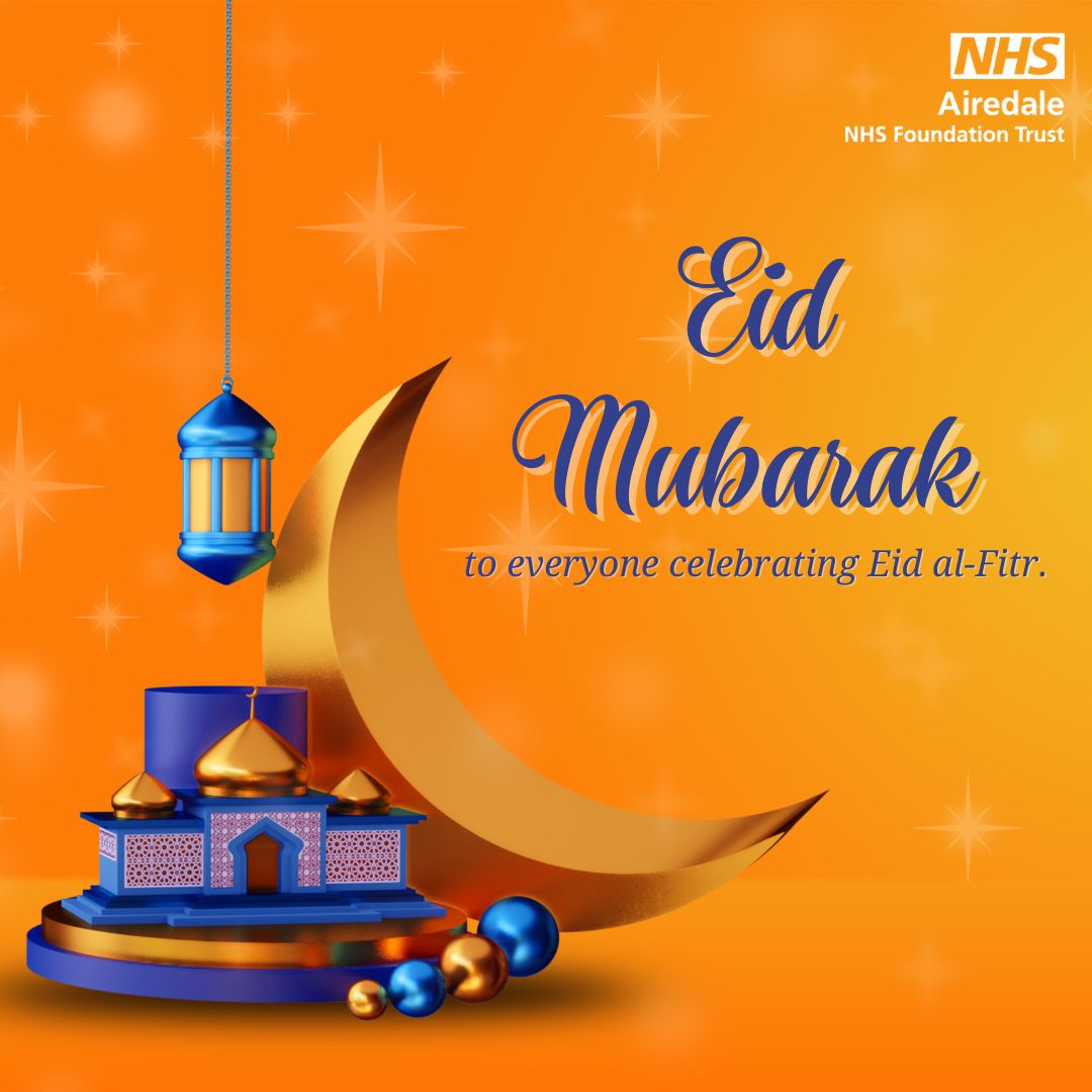 Eid Mubarak to all of our colleagues, patients and communities who are celebrating Eid al-Fitr!

We wish you all a blessed and joyful Eid.