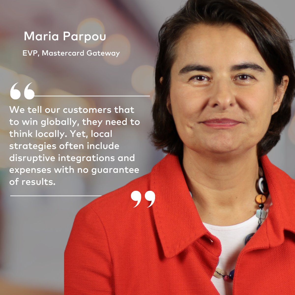 The impact of new technology on the payments ecosystem has stretched the borders of our industry to include new services, challenges, and players. Hear from Mastercard Gateway EVP, Maria Parpou on what payment challenges will impact our industry next. 
thepaypers.com/interviews/emb…