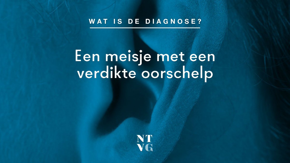 Een 5-jarig meisje komt bij de dermatoloog vanwege een verdikking van het bovenste deel van de helix van het rechter oor. Ze heeft er geen last van en is verder gezond. In de zomervakantie heeft de patiënte meerdere tekenbeten gehad. Doe de Beeldquiz: buff.ly/3PO2KQF