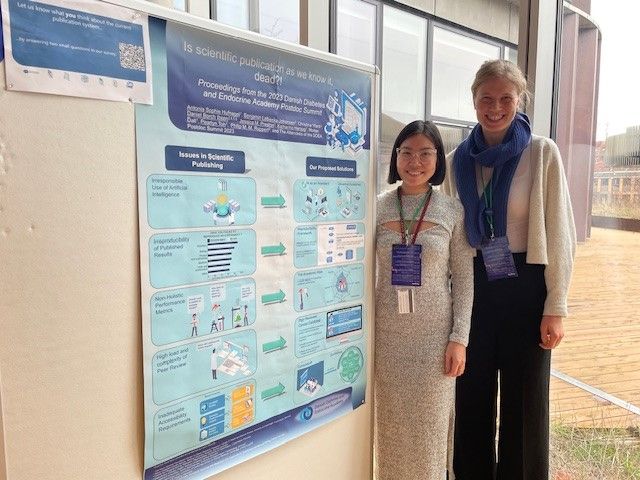 Exploring the future of scientific publishing 🤔🔬 At Metabolism Day, postdocs Pearlyn and Antonia sparked debates on improving publication practices as part of a DDEA Postdoc Summit 2023 roadshow. Join the conversation & learn more about DDEA 2024 summit buff.ly/3JcbXPk