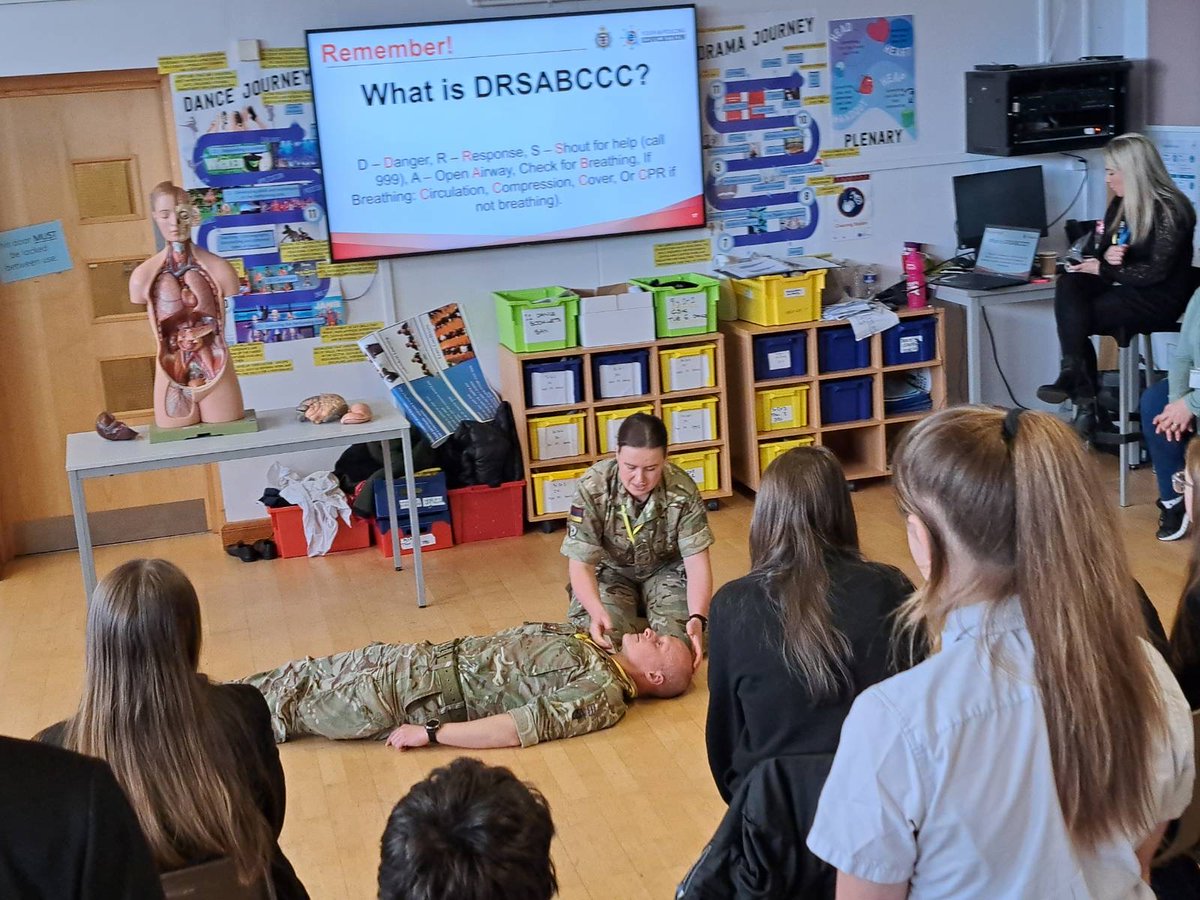 243 Multi-Role Medical Regiment aids Avon and Somerset Police in the Blunt Truth Anti Knife Crime Campaign, educating students on the consequences of stabbing incidents. This effort has encouraged students to report individuals carrying knives, effectively reducing knife crime.